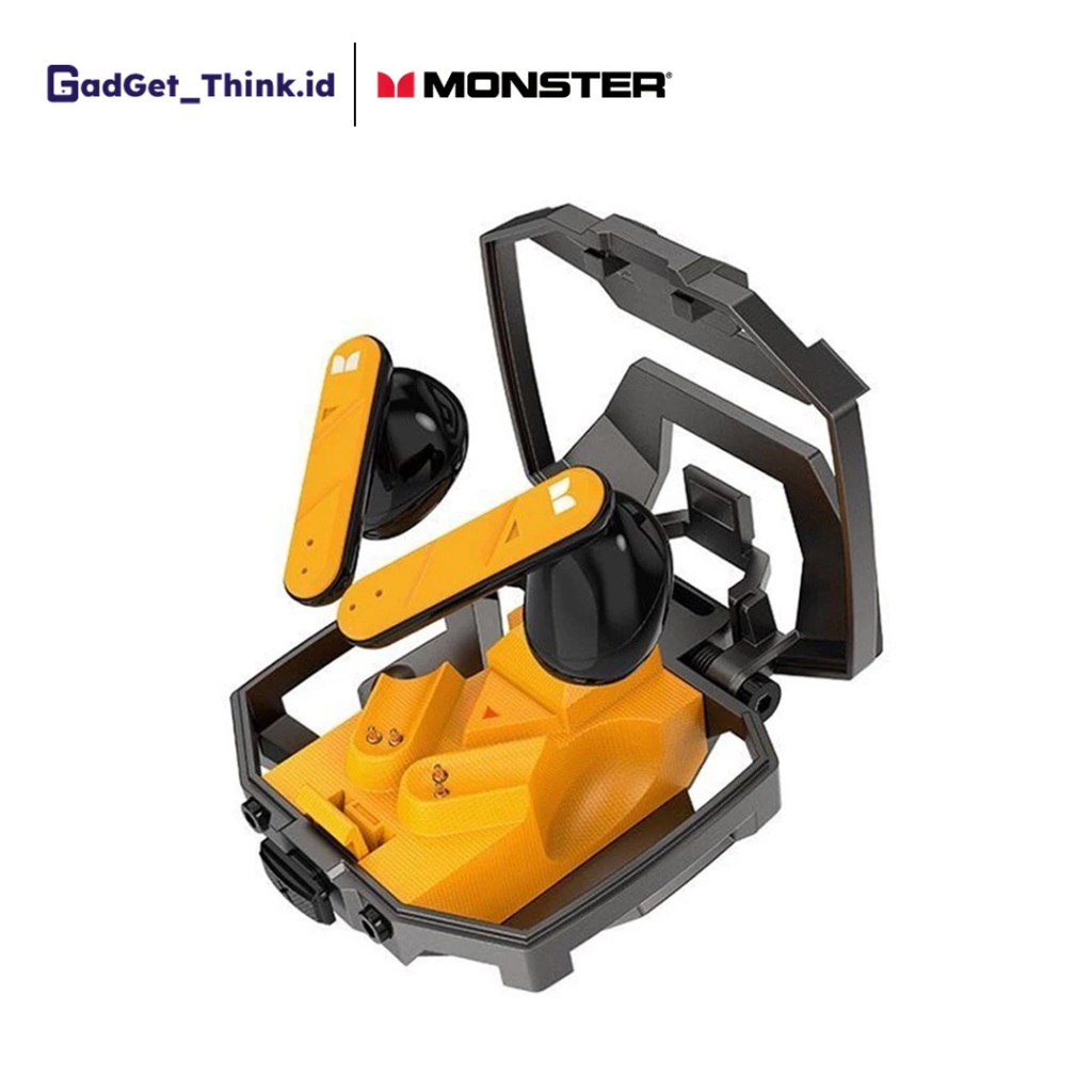 Monster XKT09 Wireless Bluetooth Earphone Earbuds Headset TWS Gaming HIFI Stereo