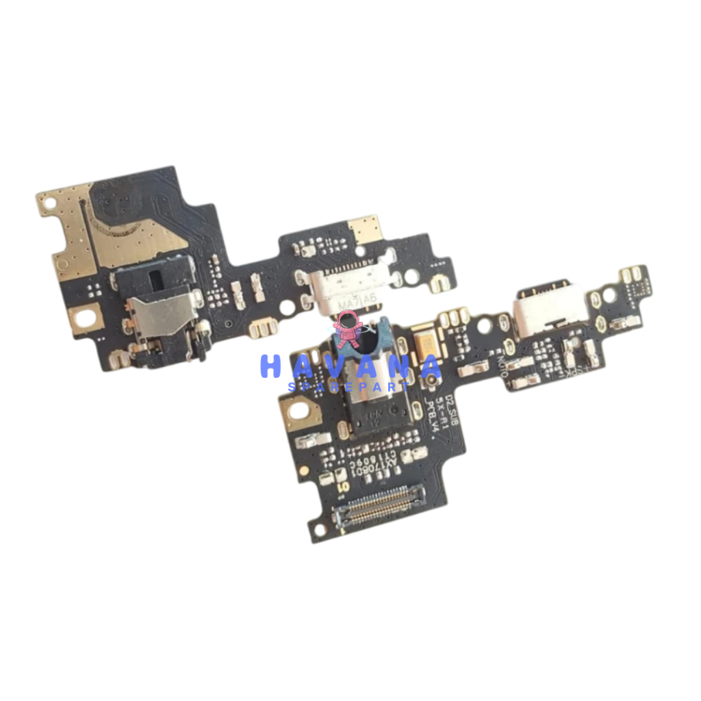 PAPAN CHARGER FLEXIBEL KONEKTOR BOARD CAS KONEKTOR CHARGER XIAOMI MI5X / MI A1 + CON H/F + MIC - ORI