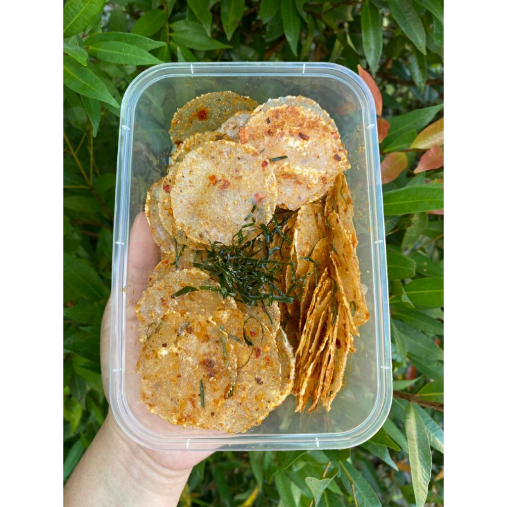 

kripik kaca pedas asin