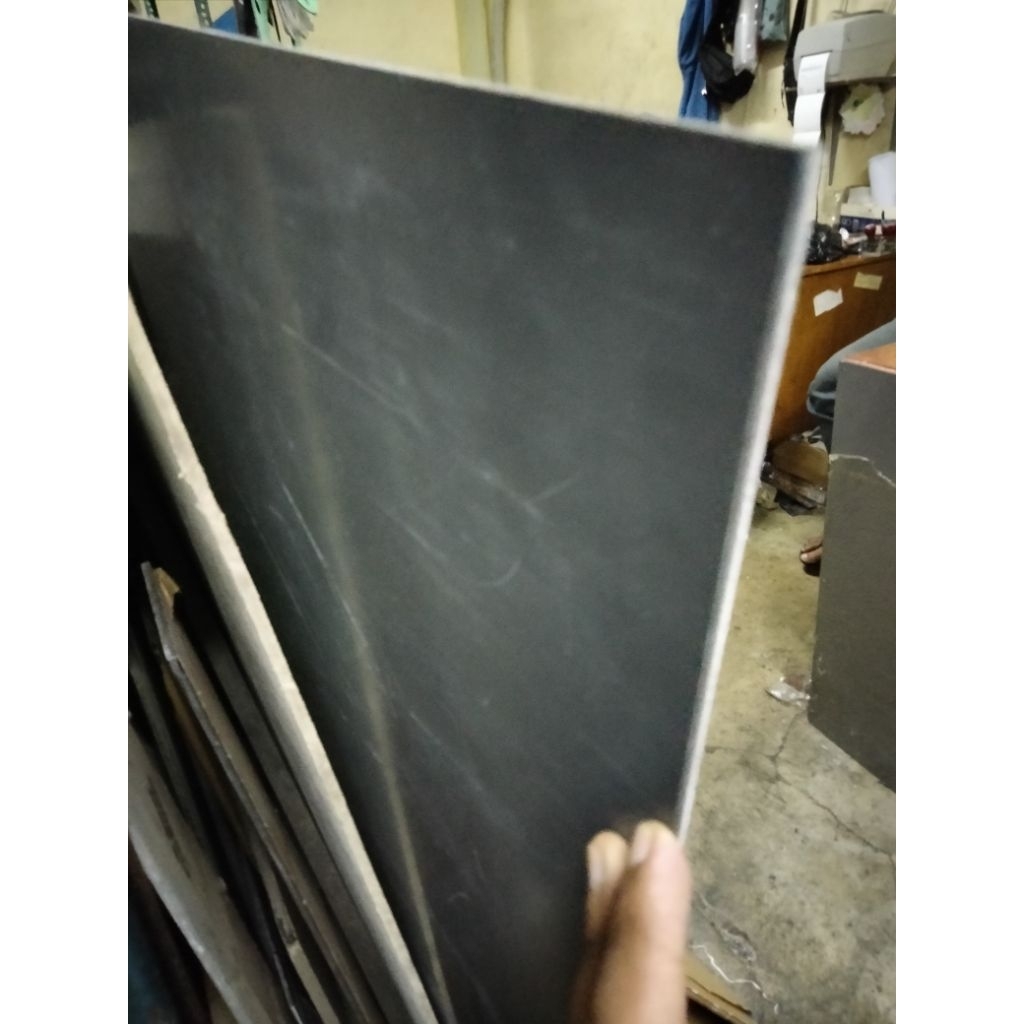 Plat Pvc Lembaran ukuran 1220 x 2440 ( plat pvc abu lembaran )