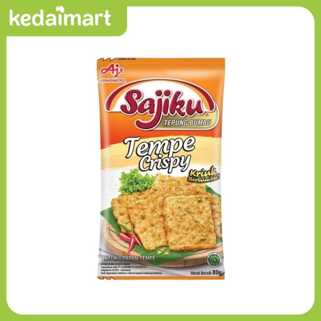 

Sajiku Tepung Bumbu Tempe Crispy 80 Gram