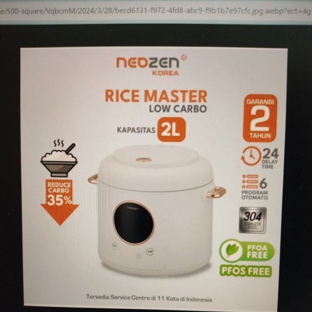 neozen rice master low carbo 2L