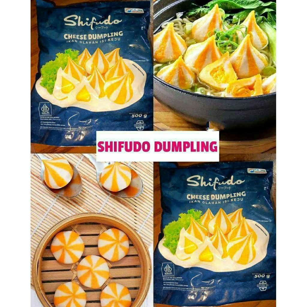 

DUMPLING CHEESE SHIFUDO 500gr | KIRIM INSTAN | FROZEN FOOD SOLO | CEMILAN FROZEN