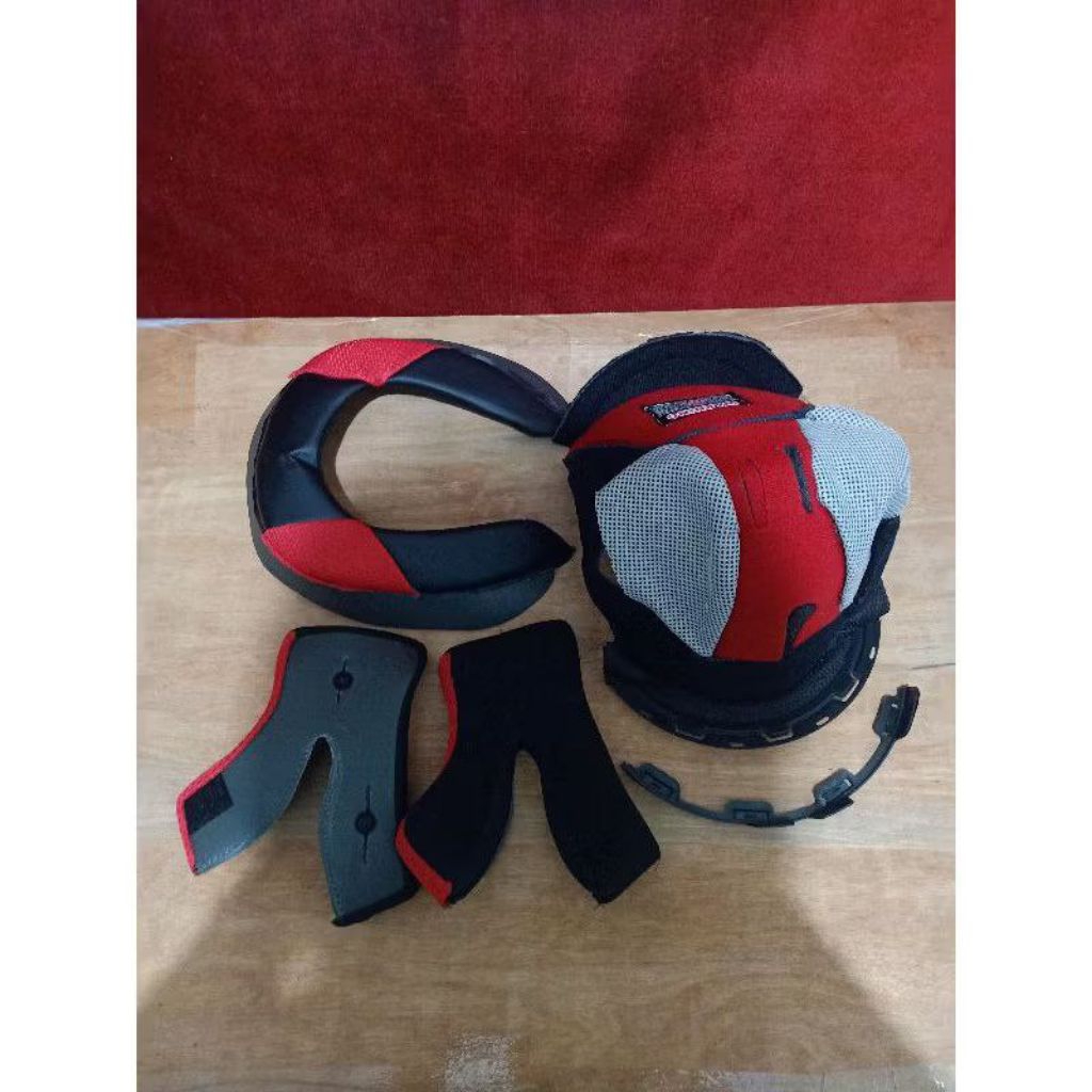 Busa helm Teropong KYT RC7 Kancing Plastik Fullset Busa helm KYT RC7 - Busa Helm KYT R10