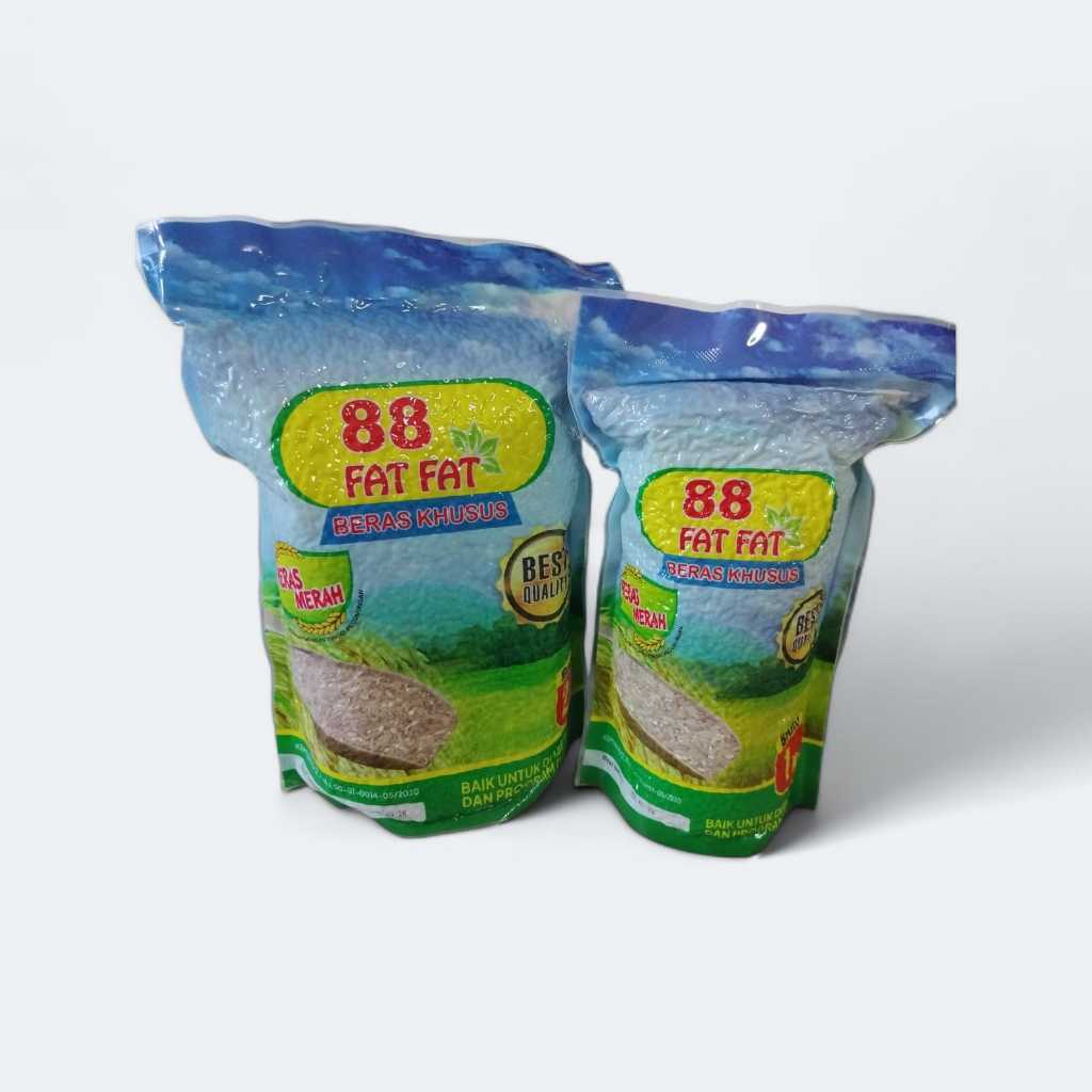 

[oddsolshop] pekanbaru/Tanah Karo 88 FAT FAT Beras Merah 1KG Red Rice Grain 1000GR