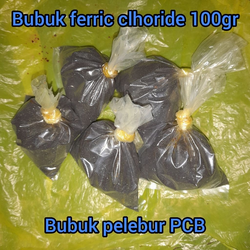 Bubuk Ferric Chl0ride 100gr Ferit kecil Ferid Klorid Klorida Klorit Feric