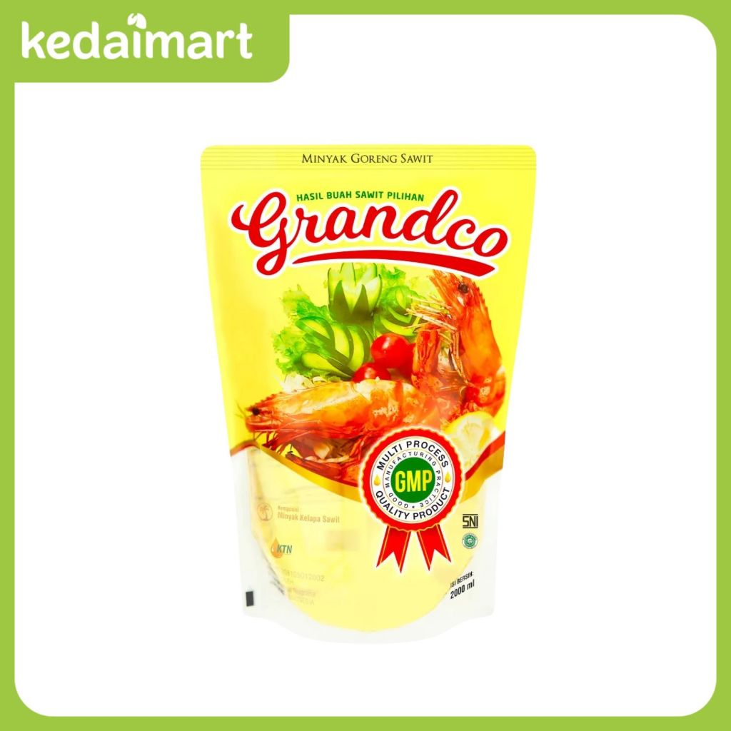 

Grandco Minyak Goreng Sawit Pouch 2 L