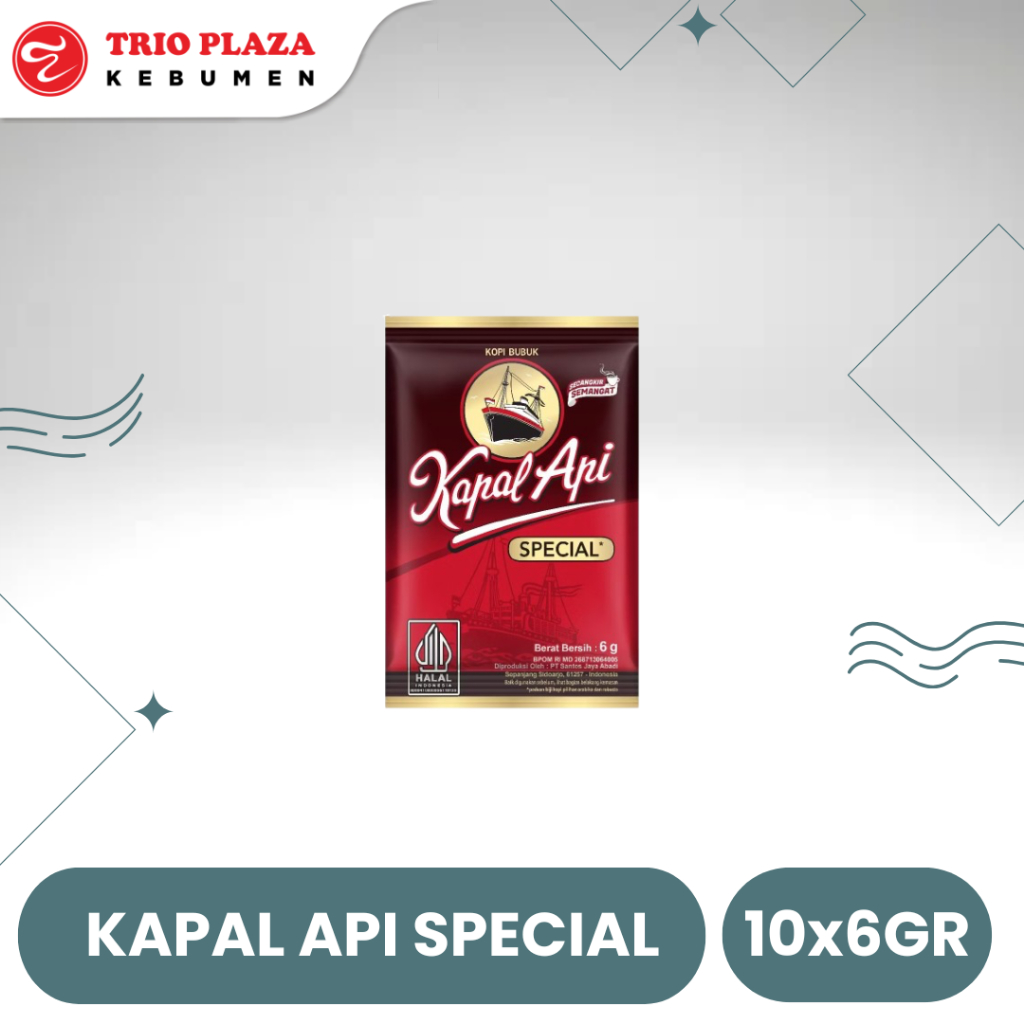 

KOPI KAPAL API 10X6GR 30GR 60GR 90GR 150GR