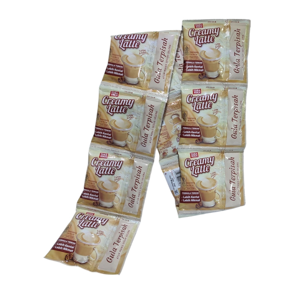 

Torabika Creamy Latte 22g x 10 Sachet (1 Renteng) – Kopi Instan dengan Gula Terpisah