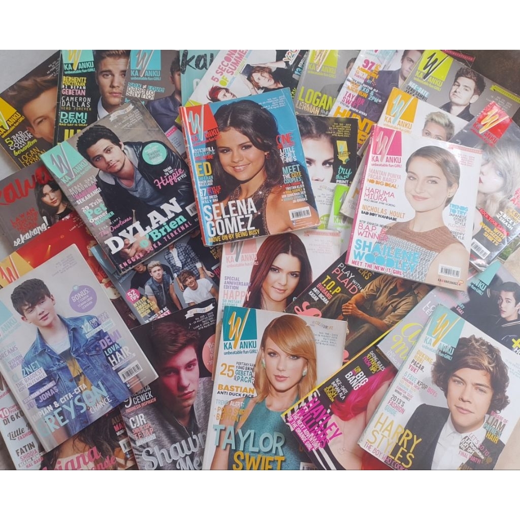 MAJALAH KAWANKU UNBETABLE FUN GIRL COVER ARTIS TERKENAL