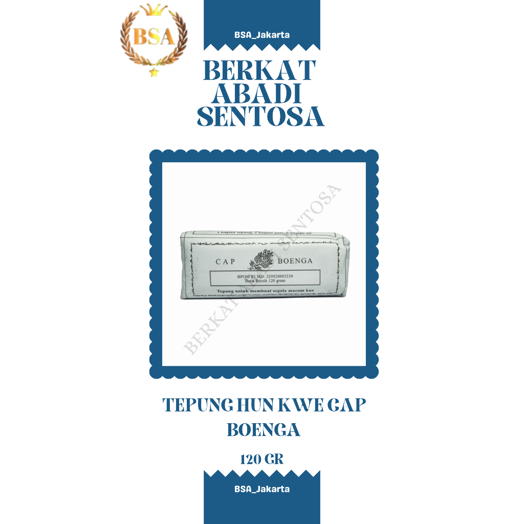 

TEPUNG HUN KWE CAP BOENGA (120 GR)