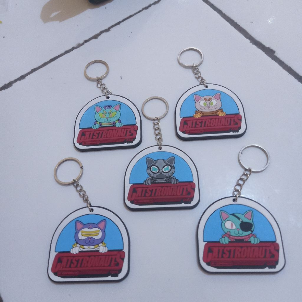 gantungan kunci karet custom