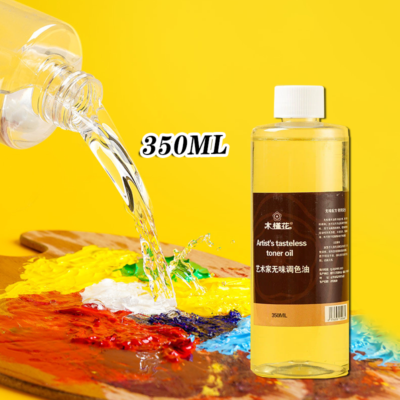 

350ml Oil Painting Medium Cat Minyak Profesional / Pengencer Cat Minyak