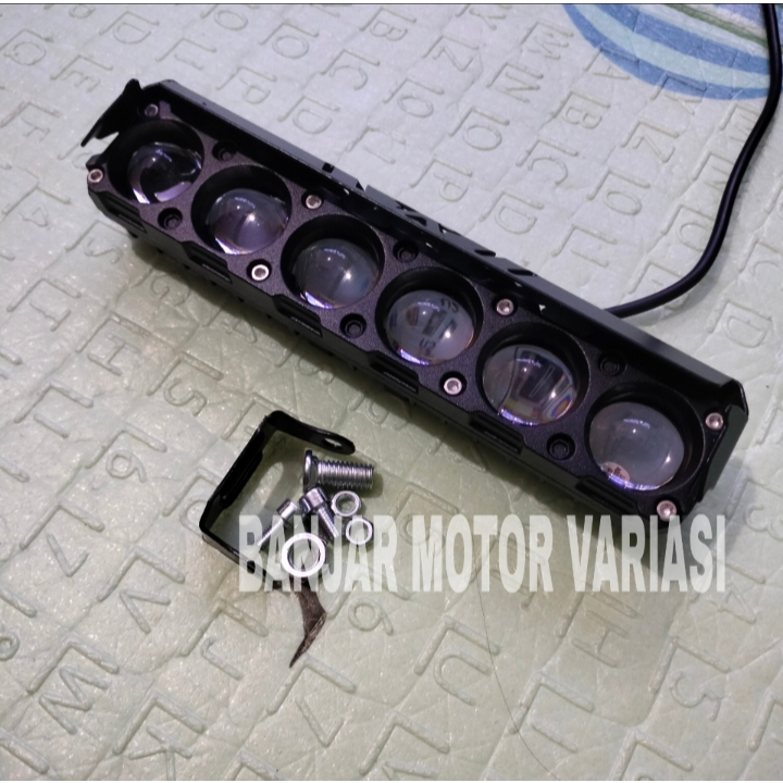 BANJAR MOTOR Lampu Tembak LED Laser D2 D3 Transformer 6 Mata 2 WARNA Lampu Tembak SQL Driving Lampu 