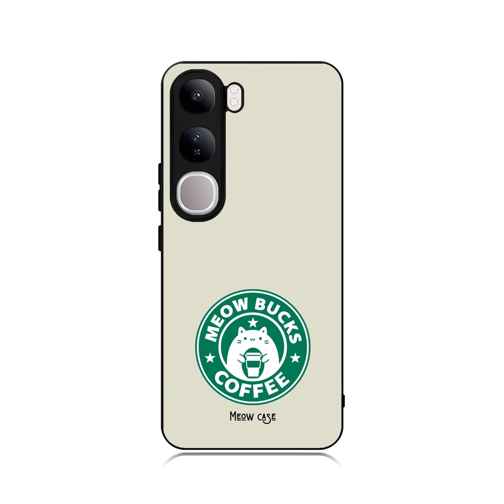 Case VIVO V50 V40 V40e V30 V30e V20 V20e Pro Lite TPU Custom Softcase Meow Bucks Cofee