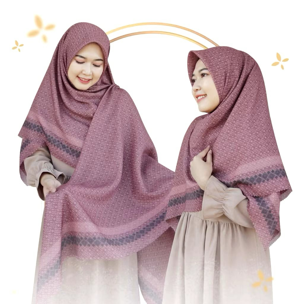 Hijab Paris Motif Jilbab Segi Empat By Moamoscarf Raqeema Series 140x140