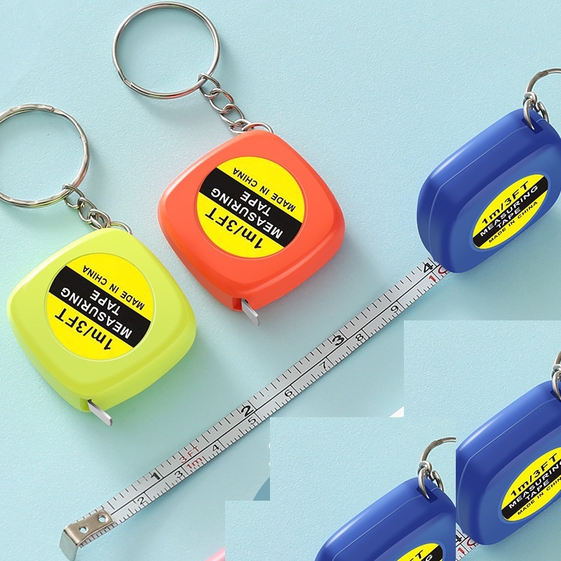 Meteran mini gantungan kunci meteran 1 meter