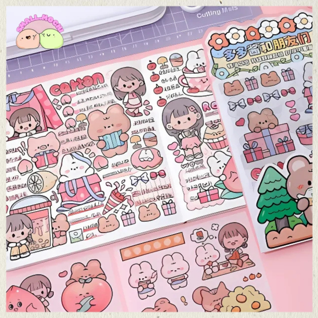 

1 Pack Stiker Pack Decor Notebook Diarybook Laptop Casing Hp Botol Minum Best Seller TLD72