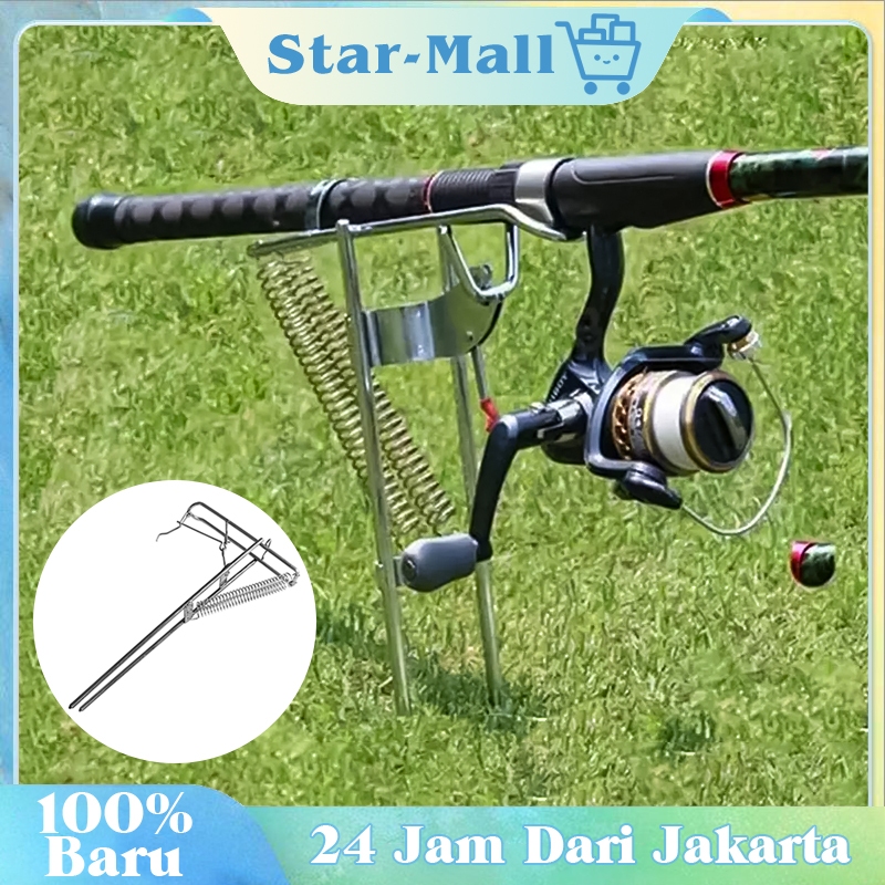 Dudukan Joran Pancing Baja Tahan Karat Cagak Joran Pancing Otomatis Bracket