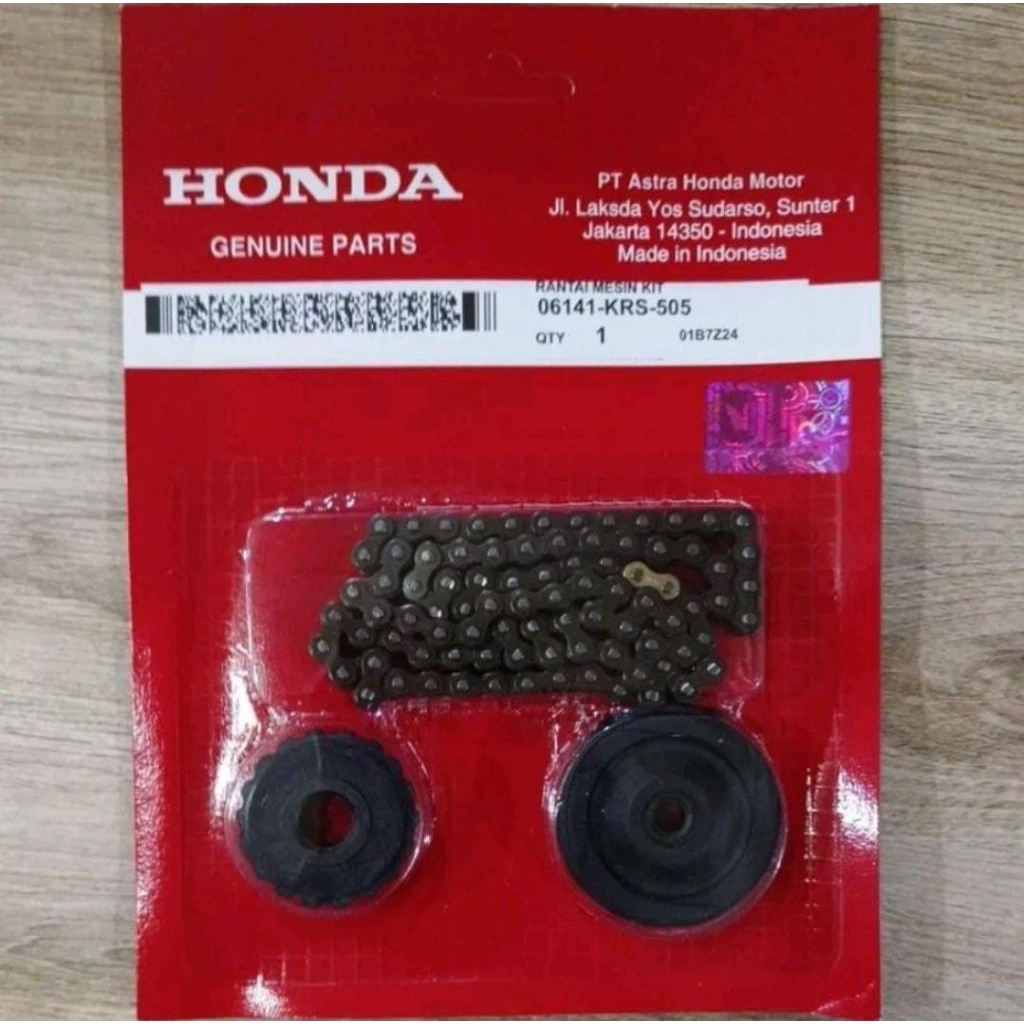 RANTAI KETENG SET MOTOR HONDA SUPRA FIT NEW 06141-KRS-505
