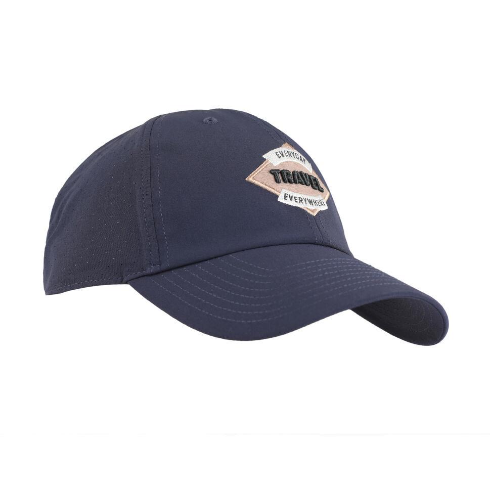 Decathlon FORCLAZ Topi Trekking Travel 500 - Biru Navy Topi Trekking Travel 500 - 8812467