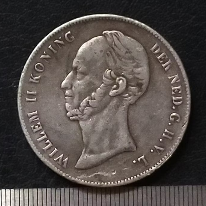KOIN KUNO || KOIN PERAK || SILVER COIN 2 1/2 G WILLEM 2 THN 1847