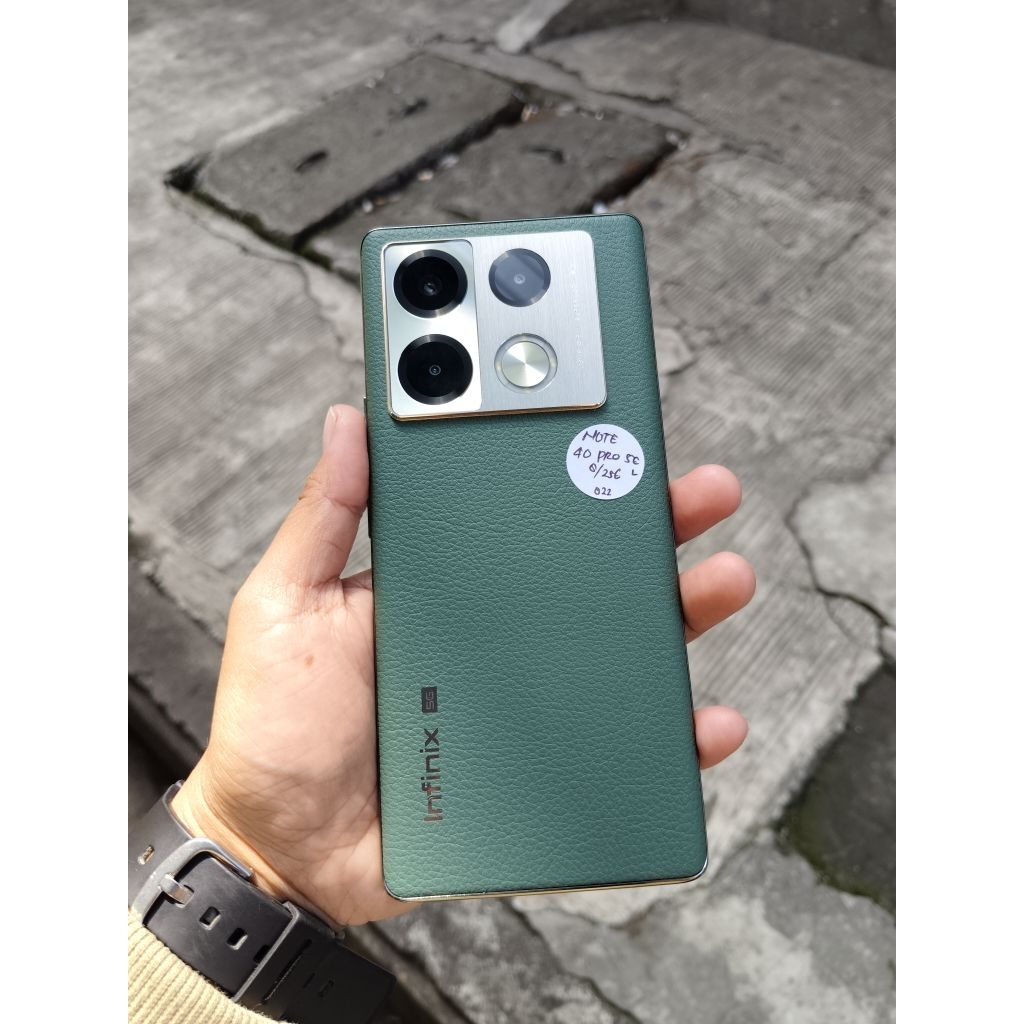 infinix Note 40 Pro 5G 8+5/256gb Second Original 100% Fullset Mulus
