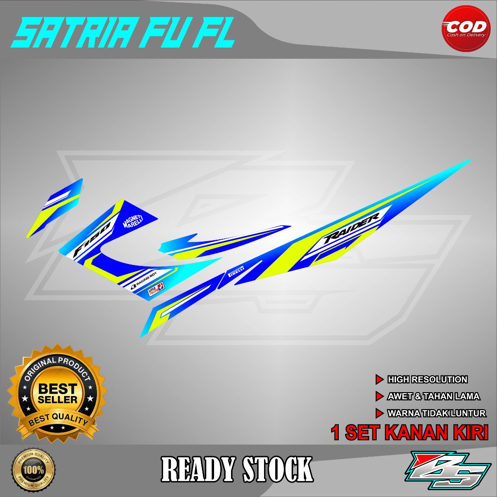 STRIPING VARIASI SUZUKI SATRIA FU FACELIFT FU FL KEREN TERBARU