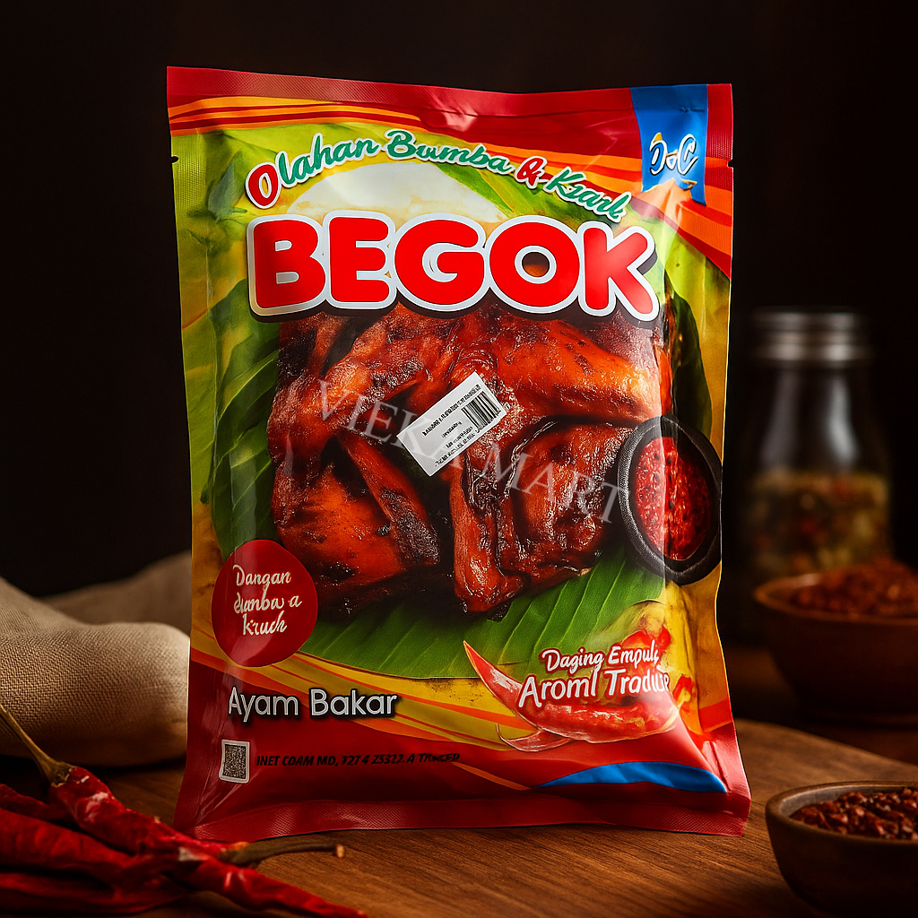 

Promo 7.7 BEGOK Ayam Bakar Frozen 500g Halal Lengkap Dengan Sambal & Bumbu