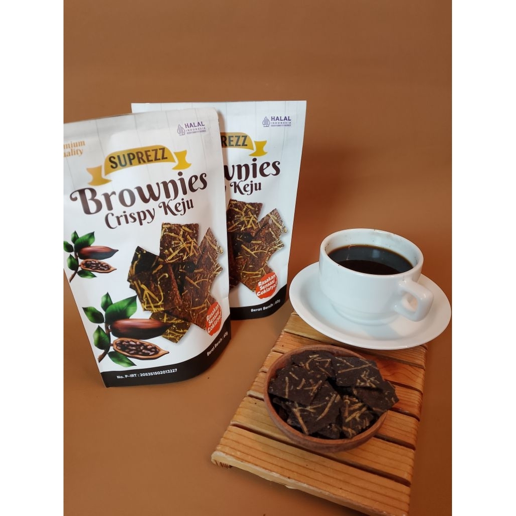 

Brownies Crispy Keju