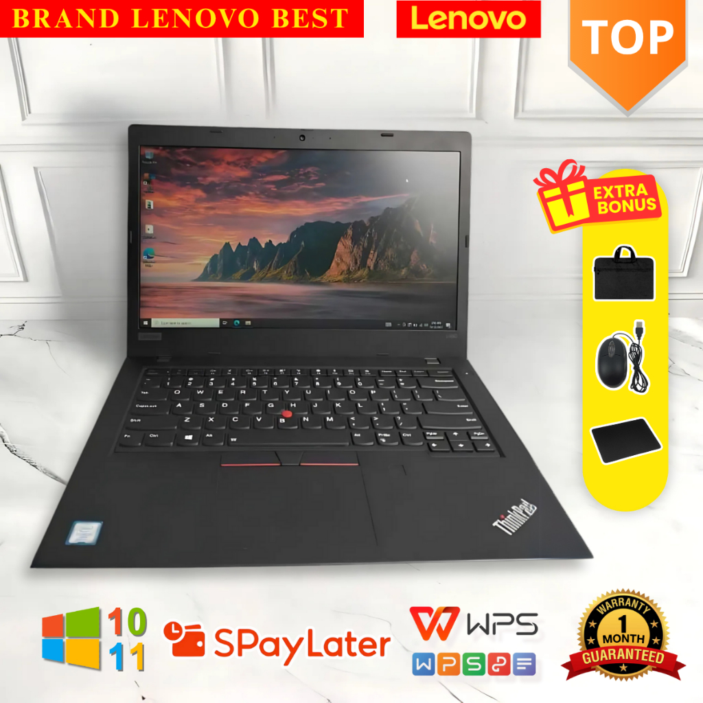 Laptop Lenovo Thinkpad L430 L440 L450 L460 L470 L480 L490 Core I5/I7 Gen 8 Layar 14 Inch Murah Dan B