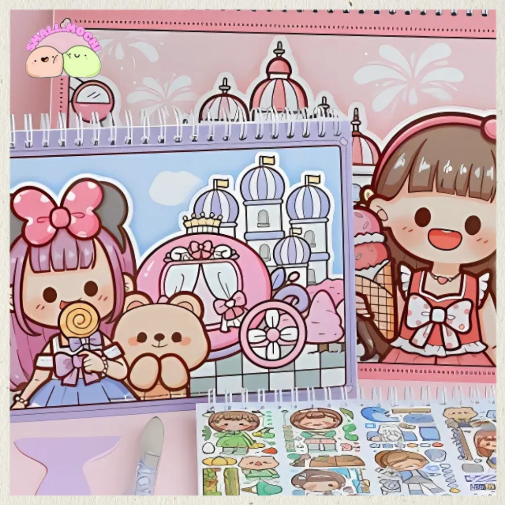 23bagusmenshop - Buku Kosong Koleksi Stiker Notebook 1 Pcs Sketchbook Jurnal Aesthetic Viral Shopee