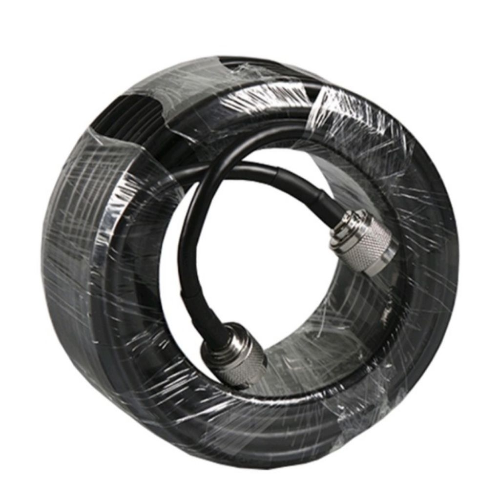kabel jadi 25 meter cable coaxial RG6 konektor N male
