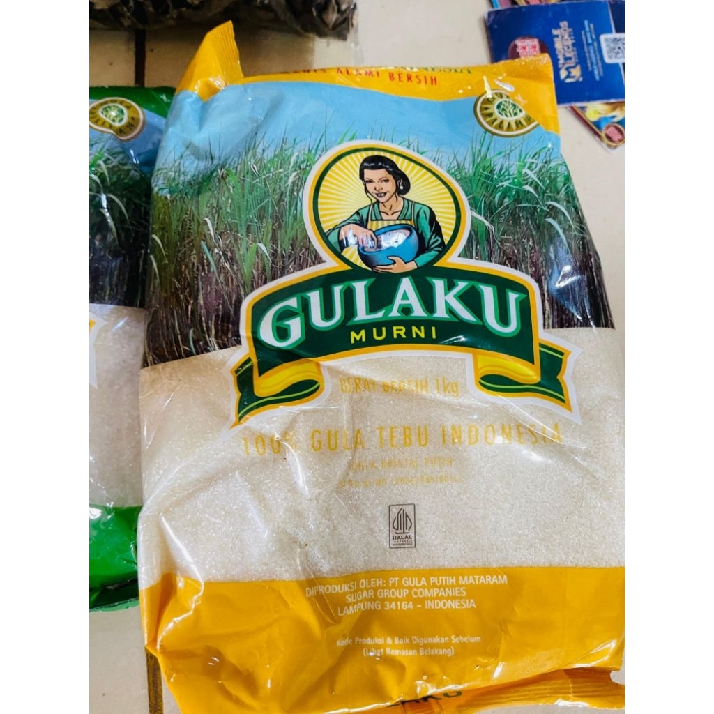 

gula pasir 1kg kemasan berbagai merk premium