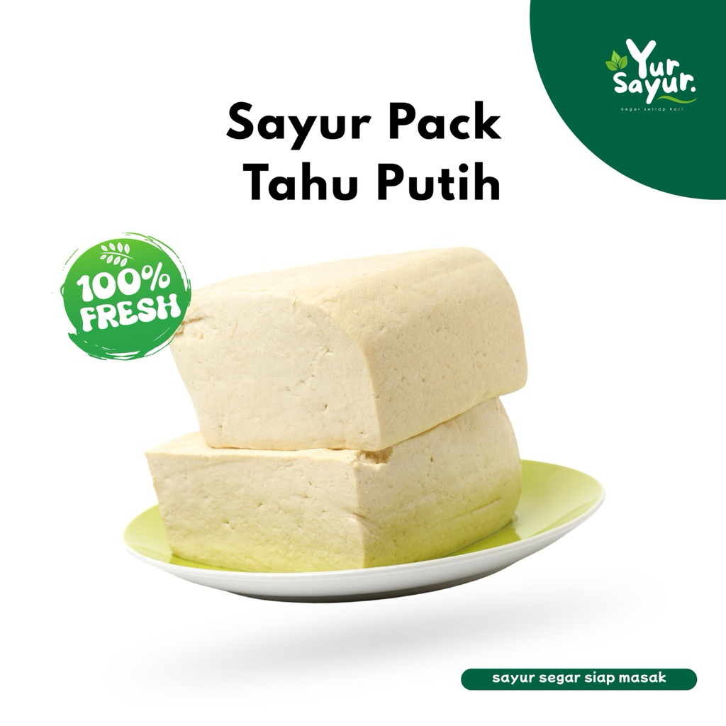 

YUR SAYUR - Tahu Putih ISI 4 Segar Tekstur Lembut Cocok untuk Semua Masakan