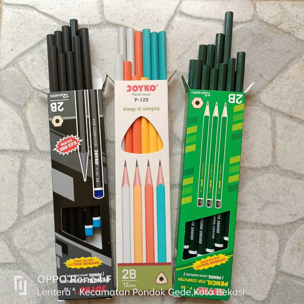 

Pensil Joyko 2B 1 pak isi 12 pcs
