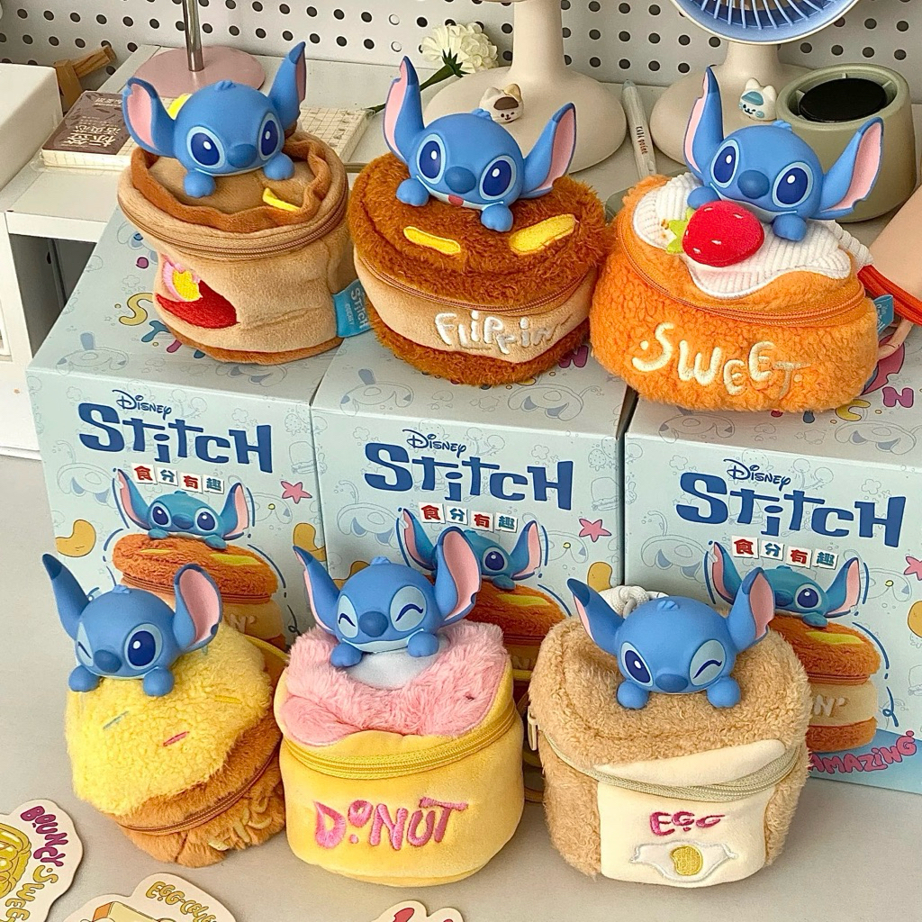 [READY ORI] BB Stitch Food Fun Plush Vinyl | Gantungan Tas + Pouch Zipper Lucu