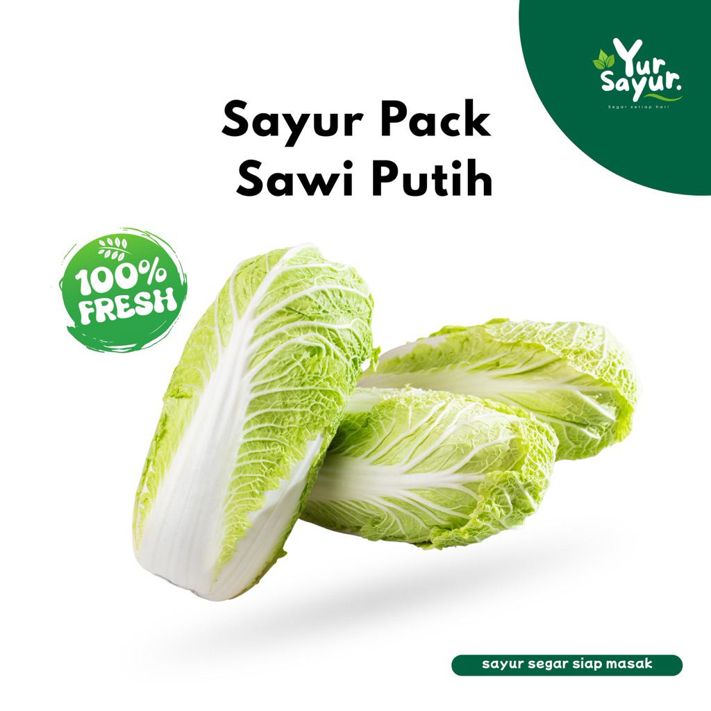 

YUR SAYUR - Sawi Putih Super Fresh Sayuran Favorit untuk Masakan Sehari-hari