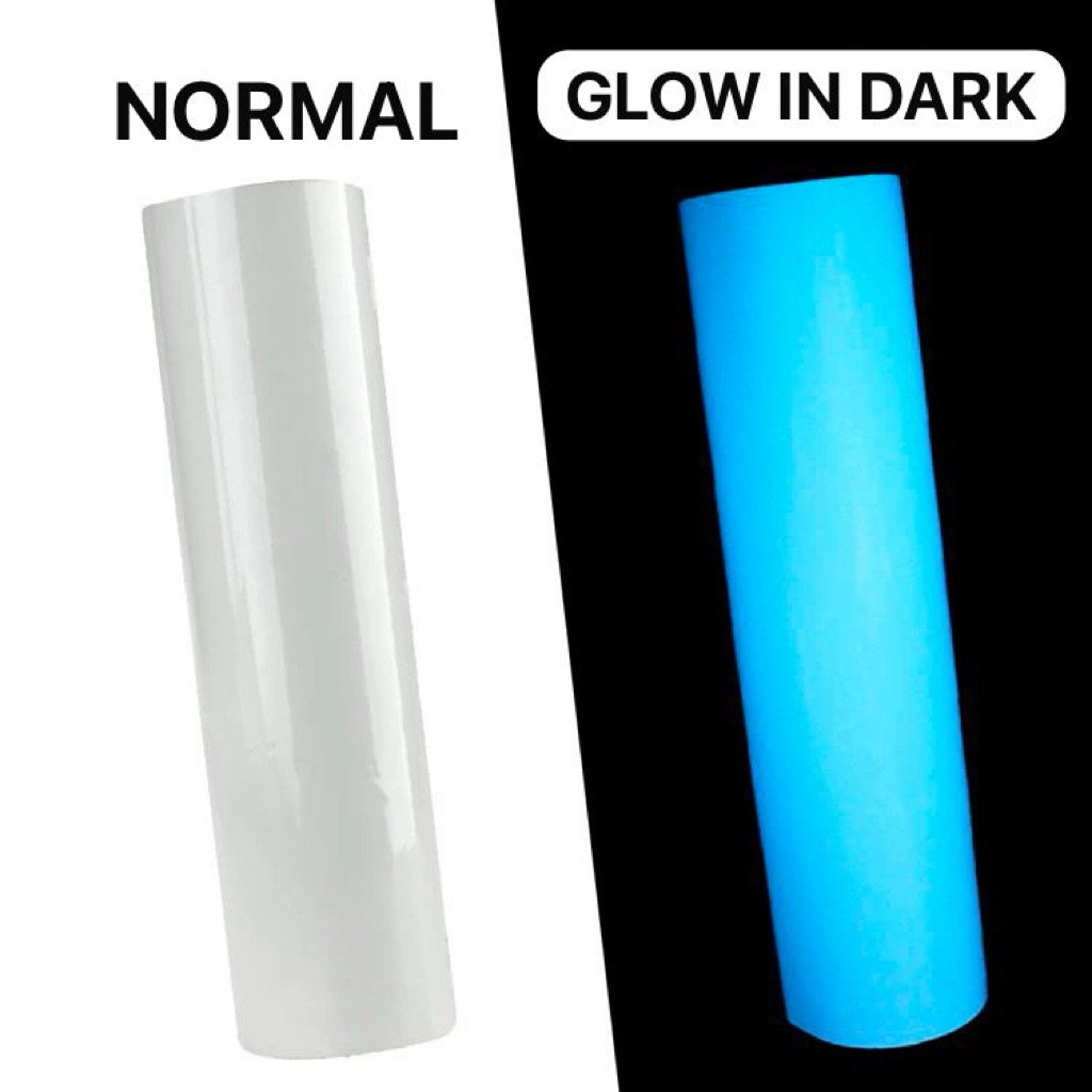 Polyflex Glow in Dark Blue - Polyflex glow in dark lebar 50cm - Polyflex Termurah