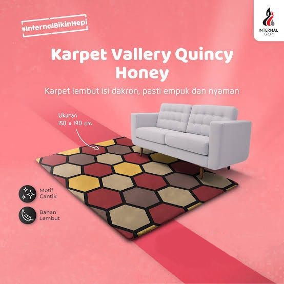 Karpet Vallery QUINCY Internal 150cm x 190cm