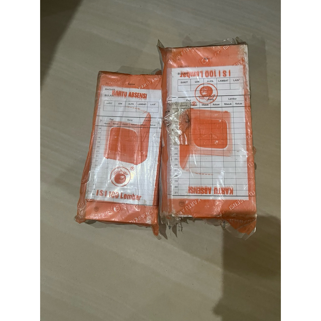 

Kartu Absen Ceklok isi 100lbr
