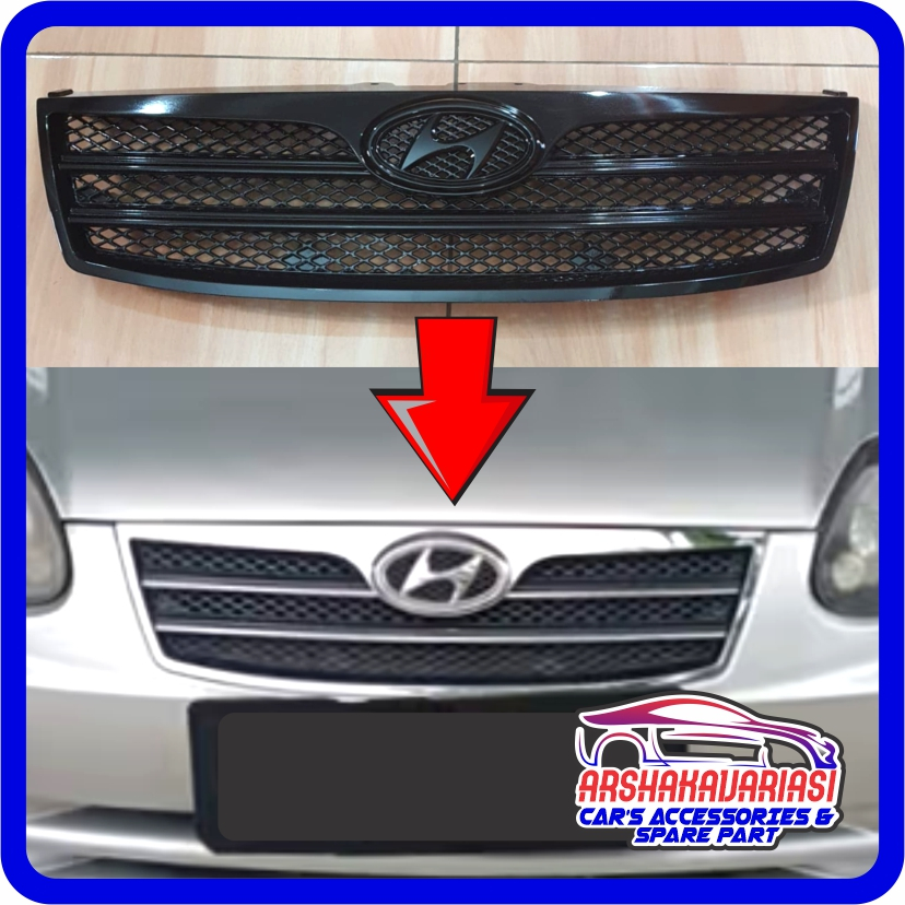 Grille Grill Gril Hyundai Avega 2008-2012
