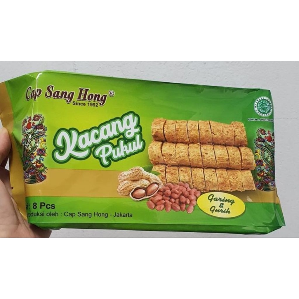 

Halal Vegetarian Kacang Pukul / Ting-Ting Cap SAN HONG