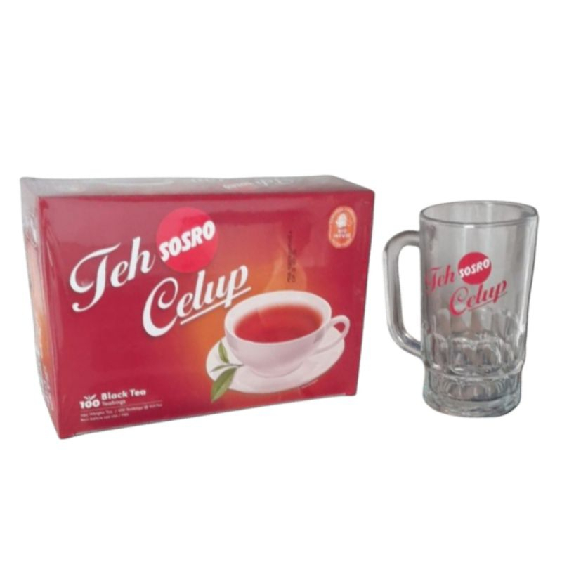 

TEH CELUP SOSRO 100S FREE GELAS ( 1 PCS )