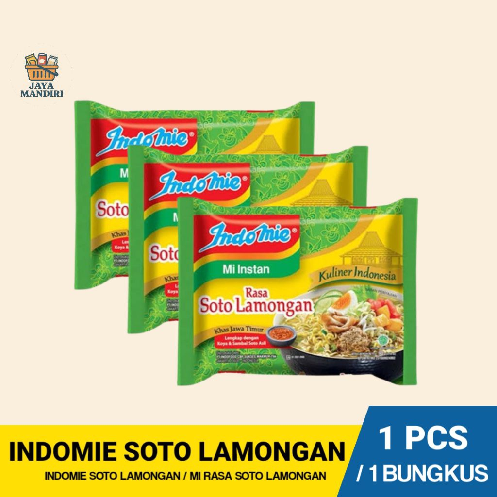 

Indomie Soto Lamongan / Mi Rasa Soto Lamonan - 1 Pcs / 1 Bungkus