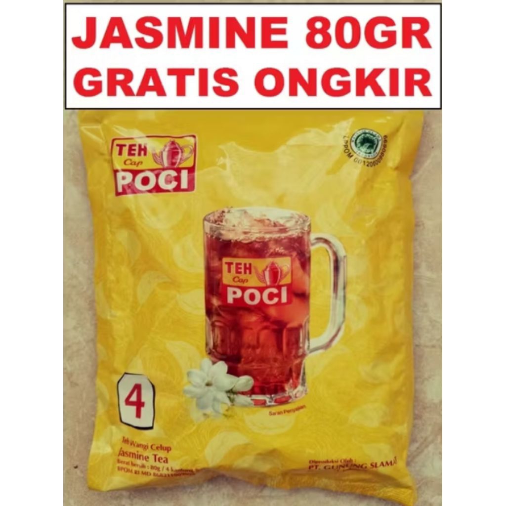 

Teh Poci Jasmine Tea Kuning 80gr (1bungkus)