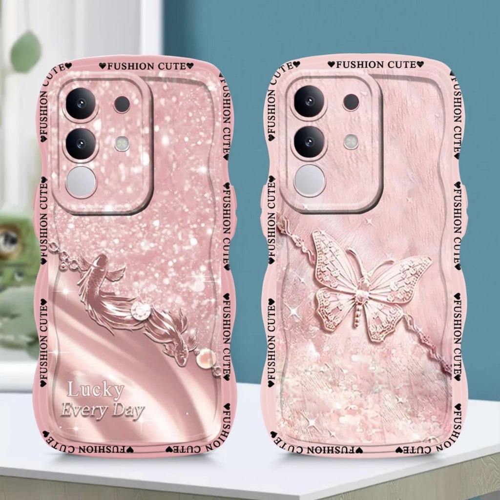 Case Gelombang Vivo Y29 4G Case Motif Casing Vivo Y29 Terbaru Silikon Gelombang ready tipe lain-3483