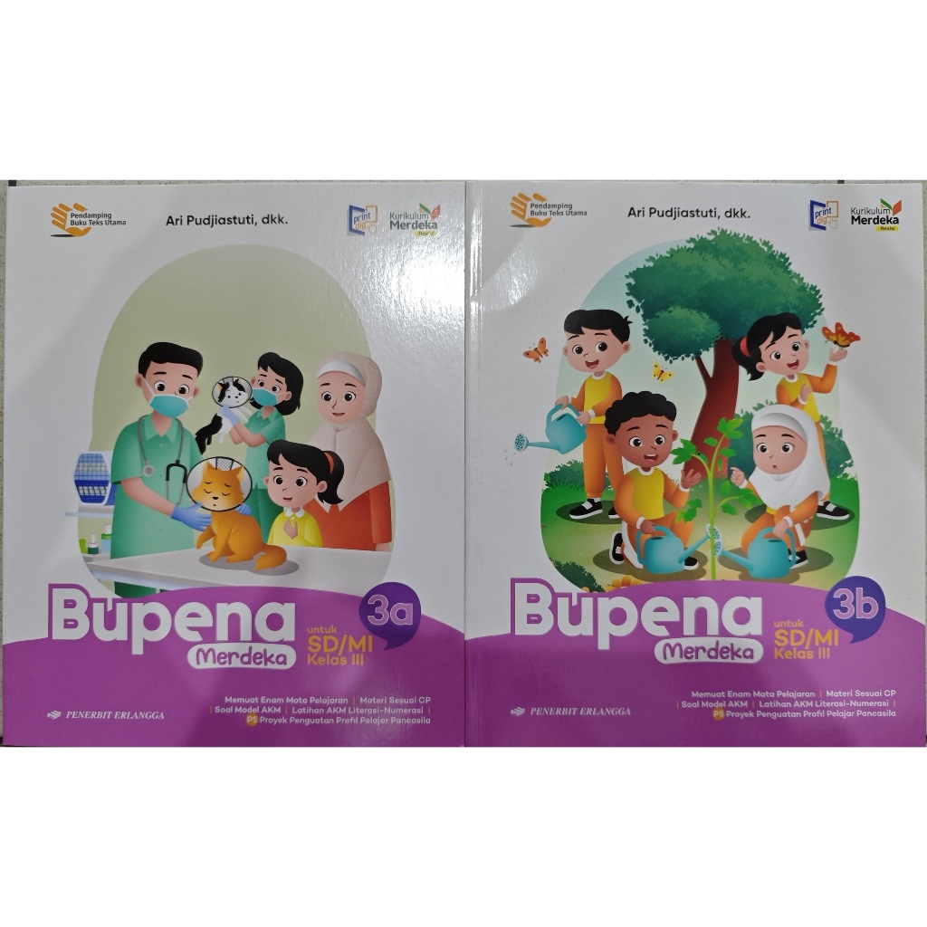 BUPENA KURIKULUM MERDEKA REVISI 3A. 3B SD ERLANGGA