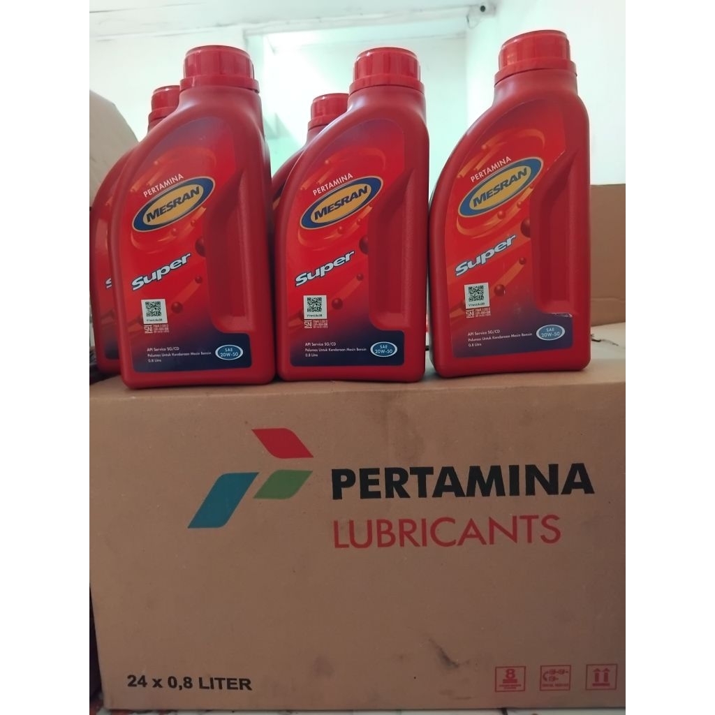 OLI MESRAN SUPER SAE 20W-50 800ML PER DUS ISI 24 BOTOL