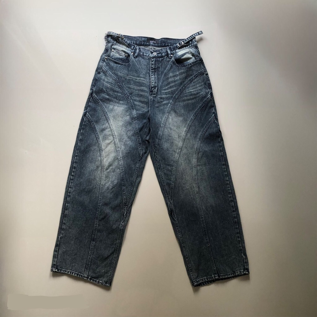 [PRELOVED] CATHA BAGGY JEANS SNOW WASHED